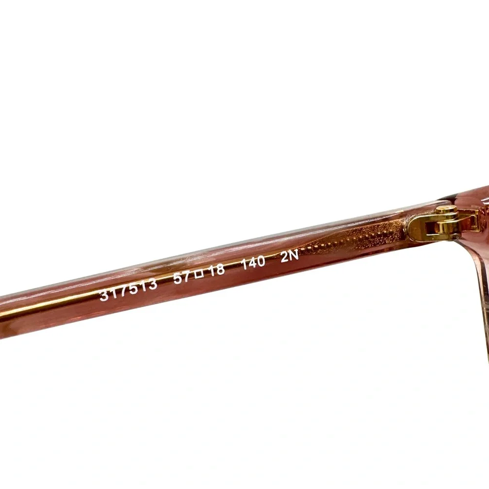 Michael Kors Pink and Brown Sunglasses with Oversized Frame Women